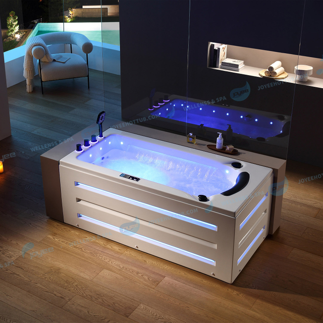 Foshan Manufacturer Custom Jacuzzier | Massage Bath Modern Design Relaxing Bathtub - JOYEE 