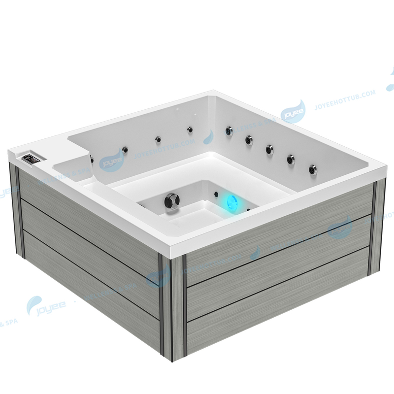 Acrylic Shell Hot Tub Outdoor Spa with Jacuzzier | Massage Bath - JOYEE
