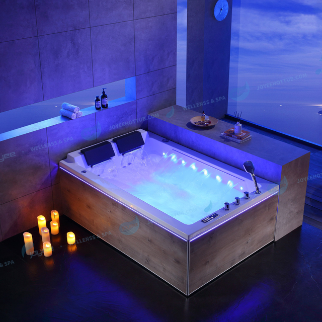 Modern White Wholesale 2 Person Whirlpool | Massage Bathtub with System - JOYEE 