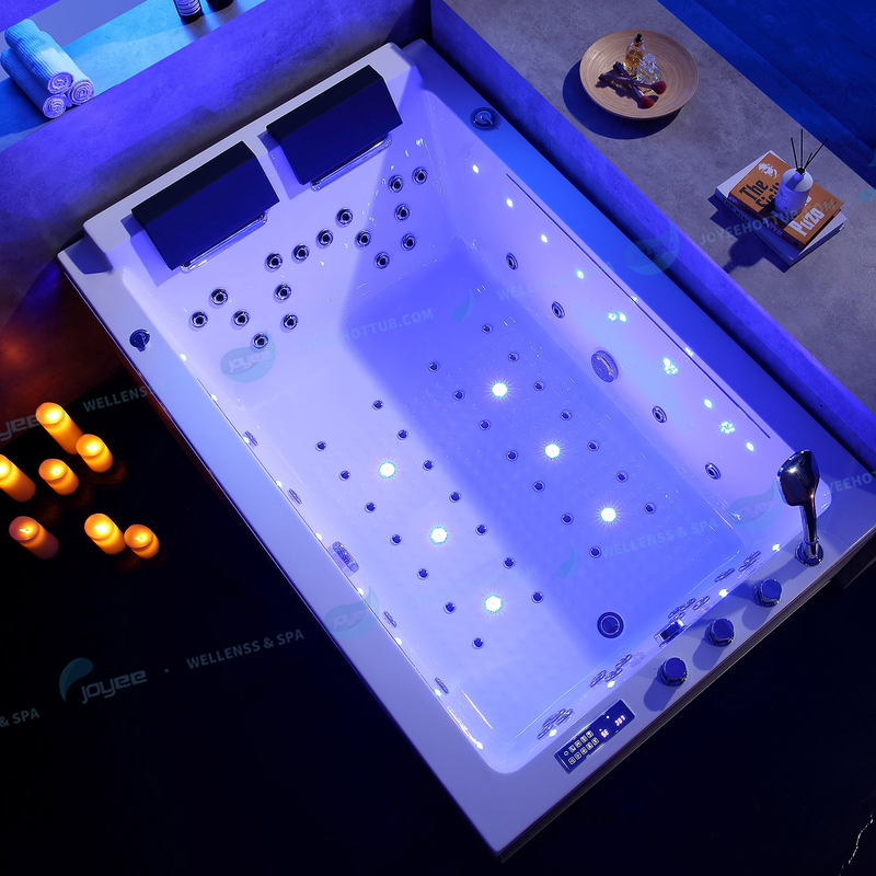 Modern White Wholesale 2 Person Whirlpool | Massage Bathtub with System - JOYEE 