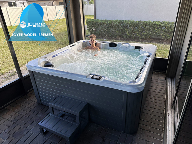 large outdoor whirlpool spa