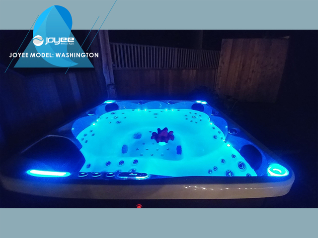 led outdoor spa pool
