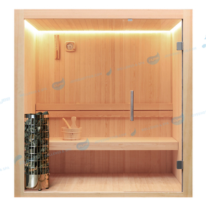 Solid Wood 2 Persons Dry Steam Sauna Room | JOYEE