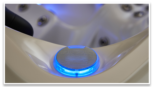 Waterproof LED Bluetooth Speaker of spa