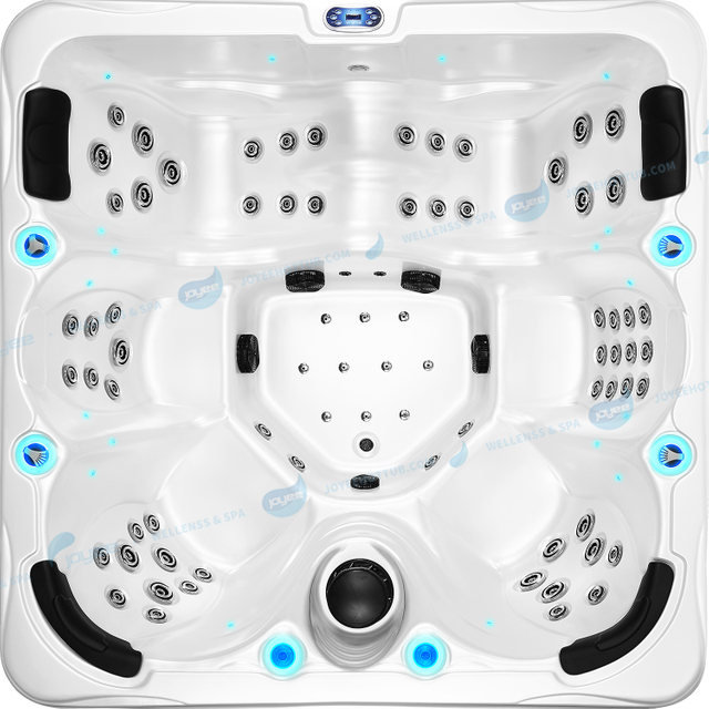 6 Persons Big Size Party Spa | Hydro Bathing Outdoor Hot Tub - JOYEE 