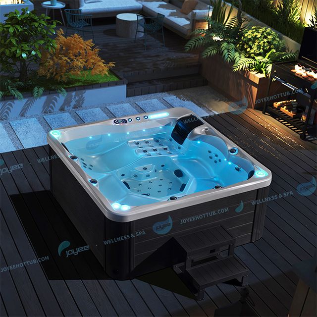 6 Persons US Acrylic Whirlpool | Outdoor Hot Tub Spa Tubs - JOYEE 