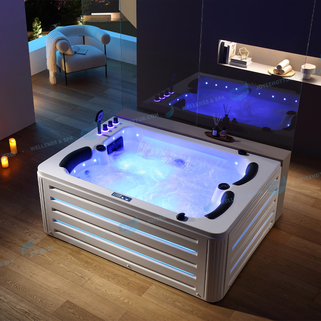 Acrylic Whirlpool Bathtubs | Freestanding Hydromassage Jacuzi Indoor Spa - JOYEE 