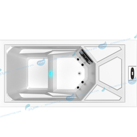 Acrylic Cold Plunge Massage Tub | Freestanding Ice Bath Tub - JOYEE