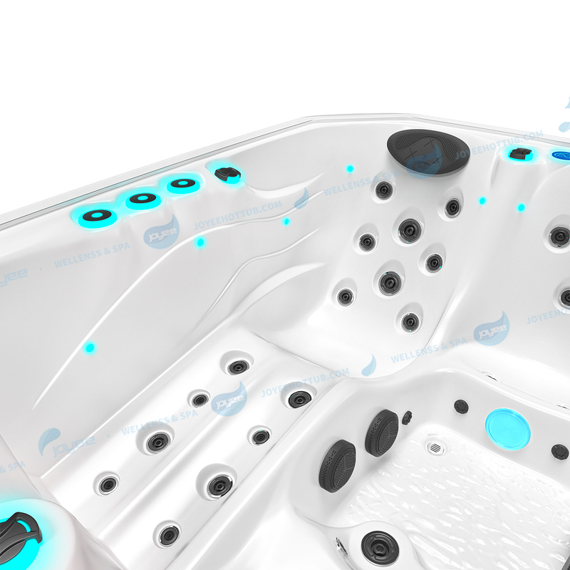 Luxury Acrylic Shell Hot Tub Outdoor | Spa With Jacuzzier And Party Massage Bath - JOYEE
