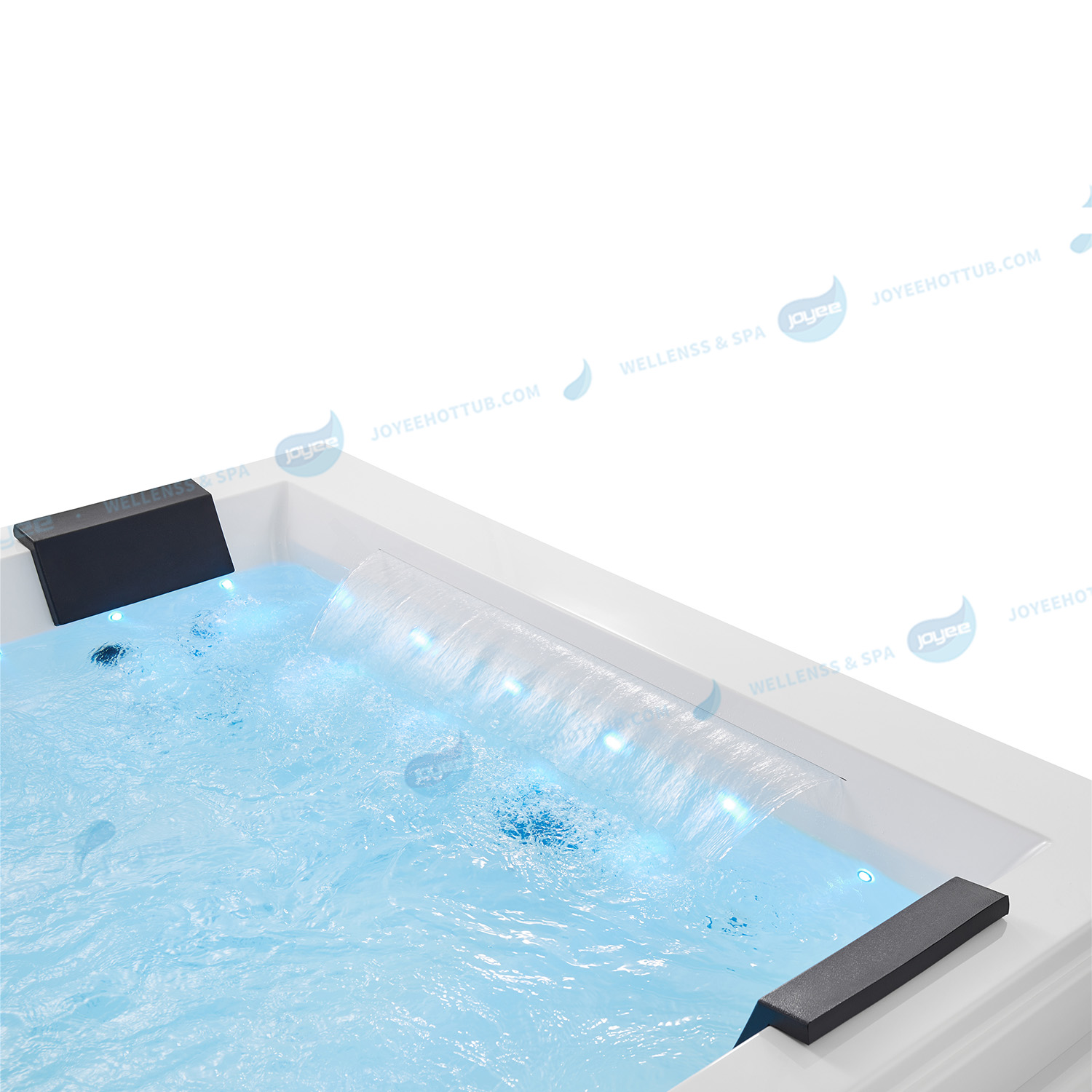 bathtub with waterfall