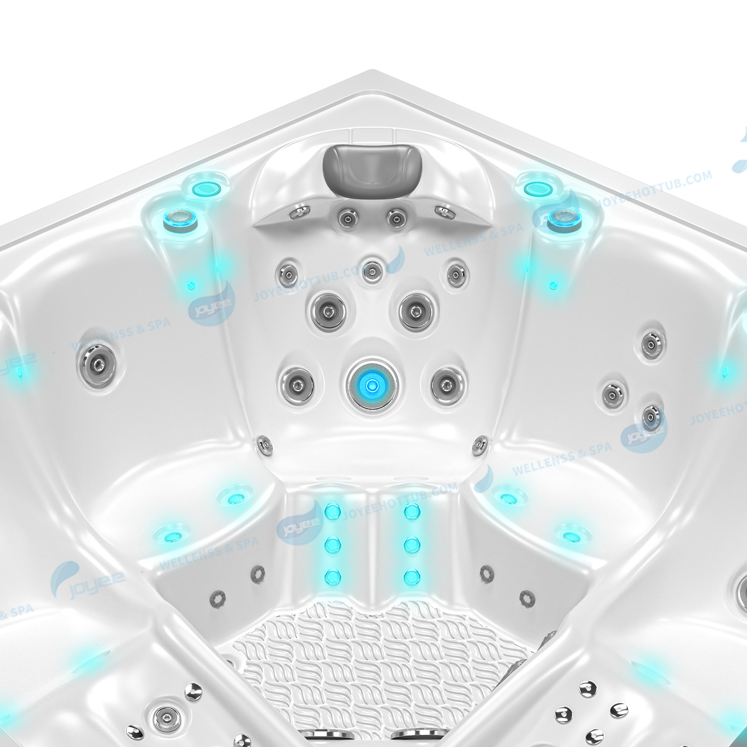 jacuzzi tubs with pillows