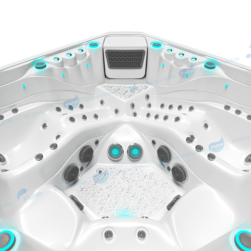 LED Hydro Massage Outdoor Spa Tubs | Whirlpool Balboa Hot Tub - JOYEE