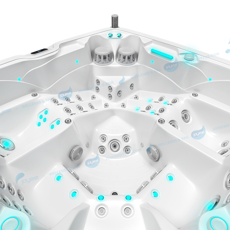 Hot Sale 5 Person Outdoor Hot Tub | Balboa Air Jetted Massage Whirlpool - JOYEE