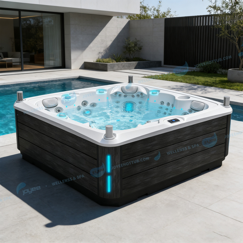 Hot Sale 5 Person Outdoor Hot Tub | Balboa Air Jetted Massage Whirlpool - JOYEE