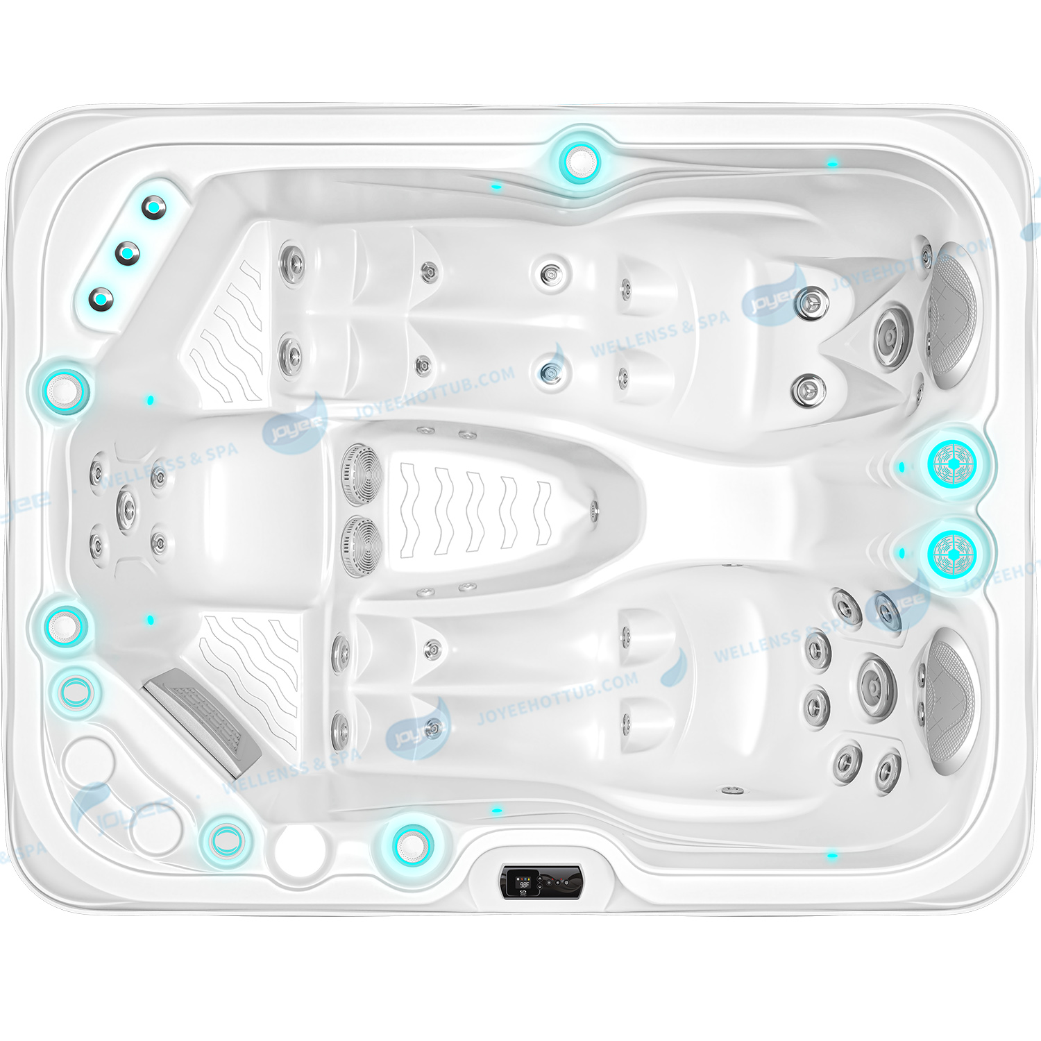 Wholesale Acrylic Massage Jetted Whirlpool | Bath Hot Tubs Big Spa - JOYEE