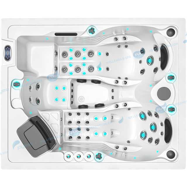 Outdoor Massage Garden Hot Tub Spa | Hydrorelax Acrylic Massage Hot Tub - JOYEE