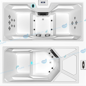 Acrylic Cold Plunge Tub | Outdoor Ice Bath Tub Recovery Plunge Tub - JOYEE