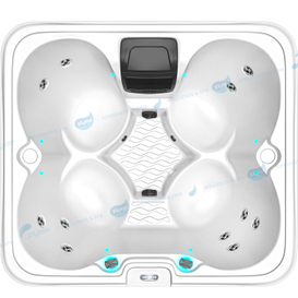 Garden Jaccuzi Air Bubble Jets Spa | Acrylic Massage Outdoor Hot Tub - JOYEE
