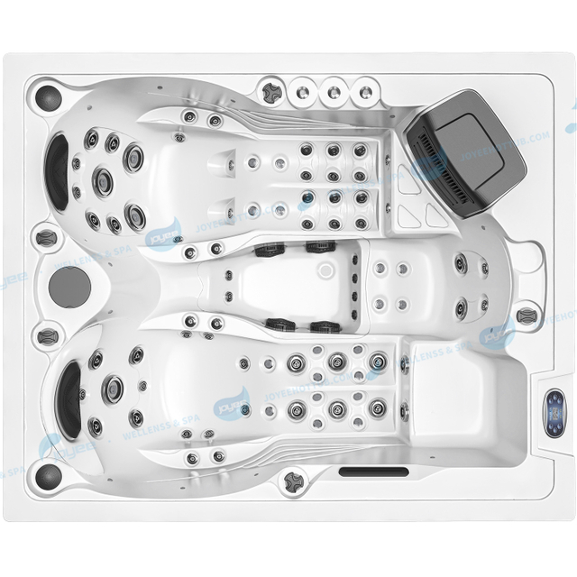 Outdoor Massage Garden Hot Tub Spa | Hydrorelax Acrylic Massage Hot Tub - JOYEE