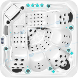 Hot Tub Acrylic Massage Spa Whirlpool | Hydro Hot Tub Outdoor - JOYEE