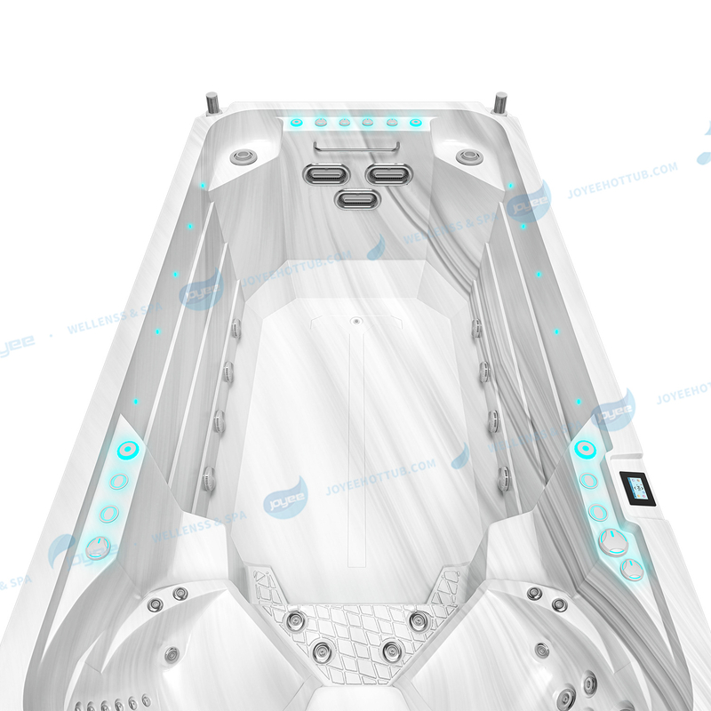 Acrylic Outdoor China Swim Spa | 6 People Large Swimming Pools Spa - JOYEE