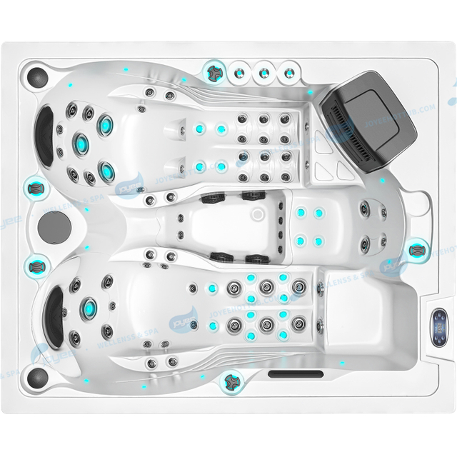 Outdoor Massage Garden Hot Tub Spa | Hydrorelax Acrylic Massage Hot Tub - JOYEE