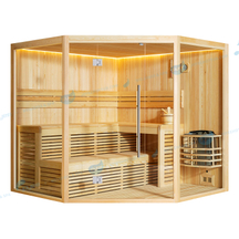 High Quality Russian Wooden Sauna Wellness Steam Room | JOYEE