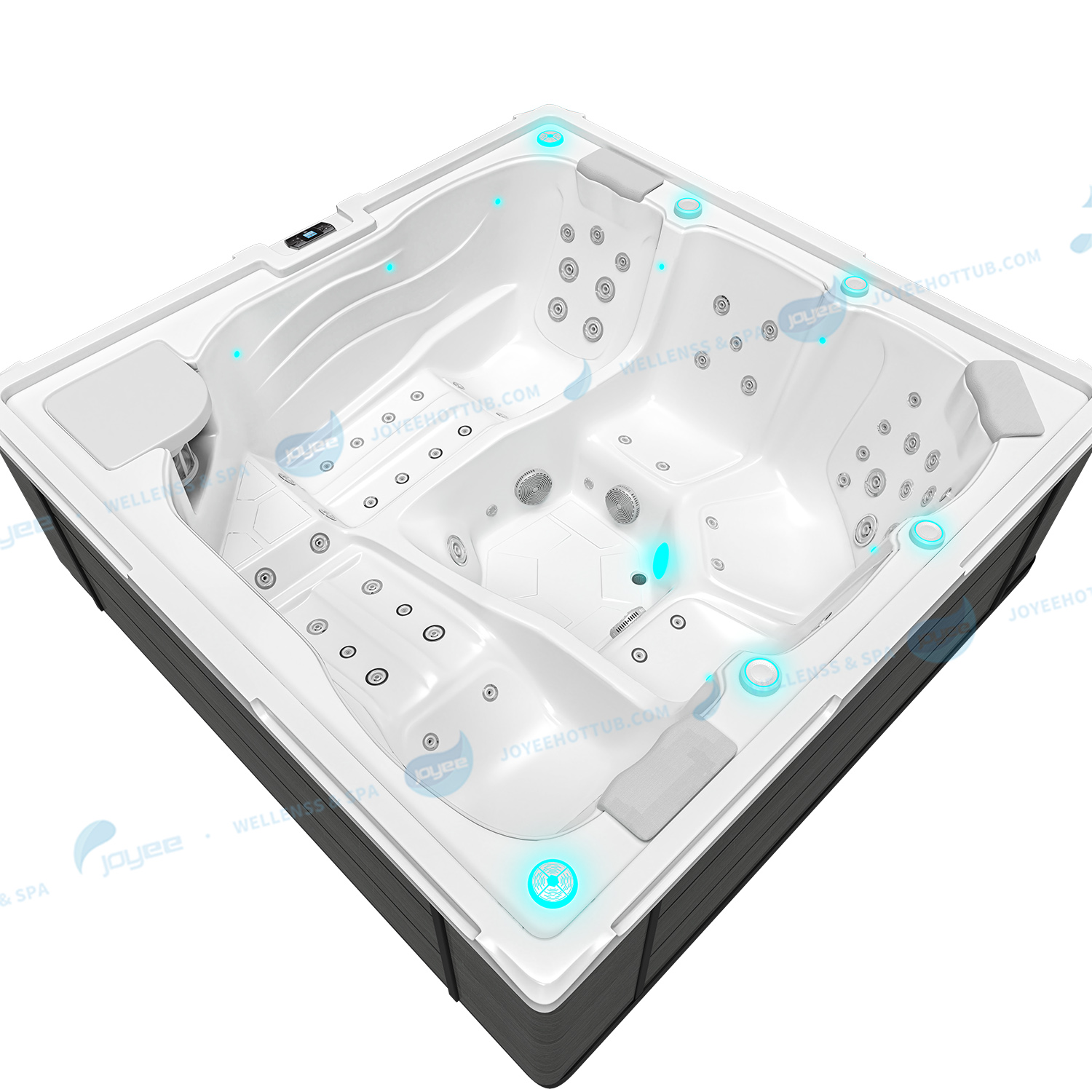 Chinese 5 Persons Hot Tub Hydro Garden Spa | Ariestech Jacuzzis Massage Tubs- JOYEE