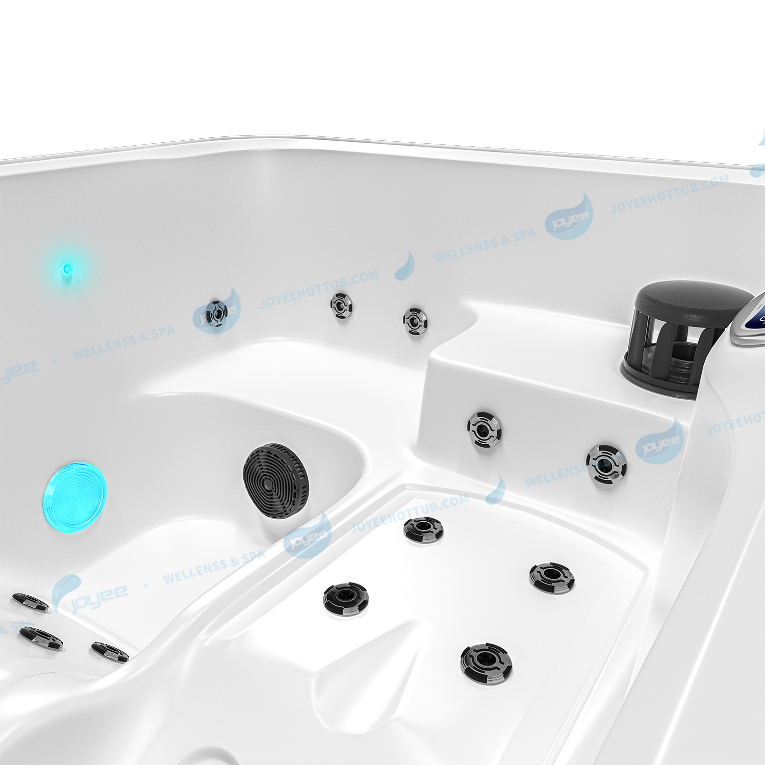 hot tub with big jets