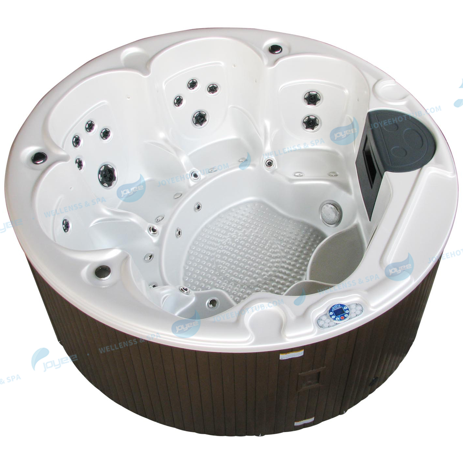 5 Persons Circular LED Balboa System Whirlpool | Piscine Spa - JOYEE