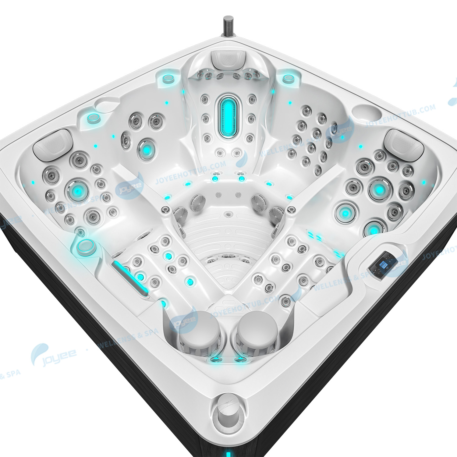 Hot Sale 5 Person Outdoor Hot Tub | Balboa Air Jetted Massage Whirlpool - JOYEE