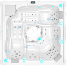 Chinese 5 Persons Hot Tub Hydro Garden Spa | Ariestech Jacuzzis Massage Tubs- JOYEE