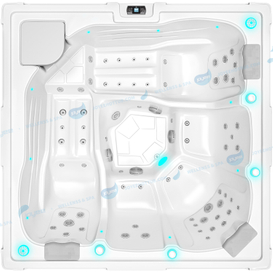 Chinese 5 Persons Hot Tub Hydro Garden Spa | Ariestech Jacuzzis Massage Tubs- JOYEE