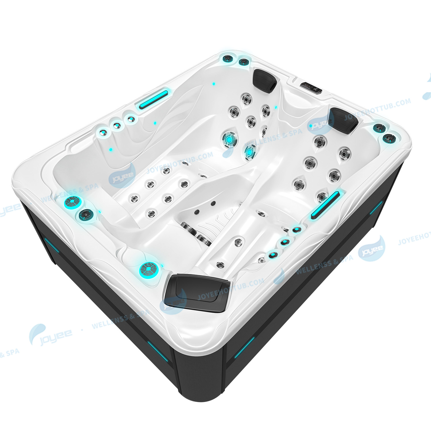 Outdoor Hot Tub 3 Person OEM Spa | Gecko Hotel Jacuzzis Tubs Manufacturer- JOYEE