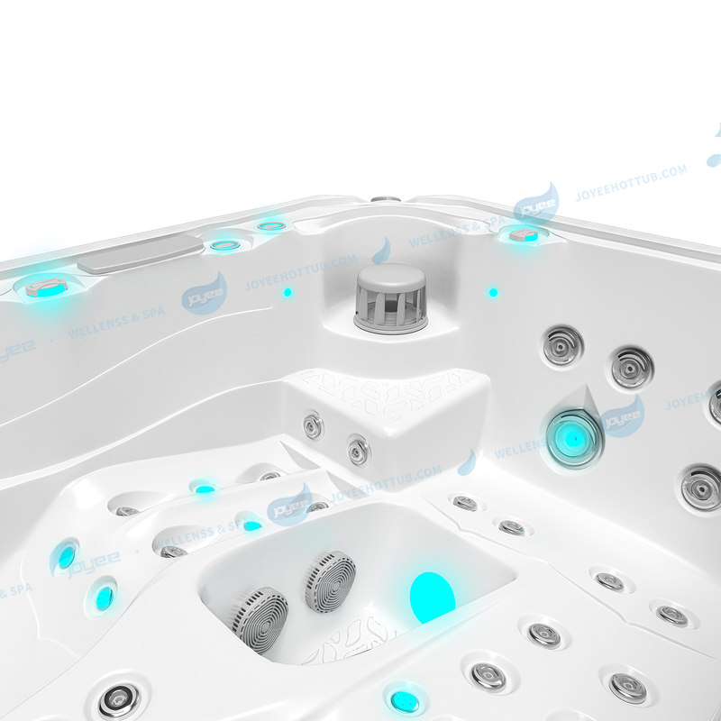 Outdoor Spa Tubs China OEM Jacuzzier | Hotel Whirlpool 3 People Hot Tub- JOYEE