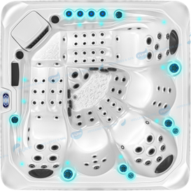 Hot Tub Acrylic Massage Spa Whirlpool | Hydro Hot Tub Outdoor - JOYEE