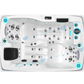 2 Persons Outdoor Spa Tubs Acrylic Whirlpool | Massage Hot Tub - JOYEE