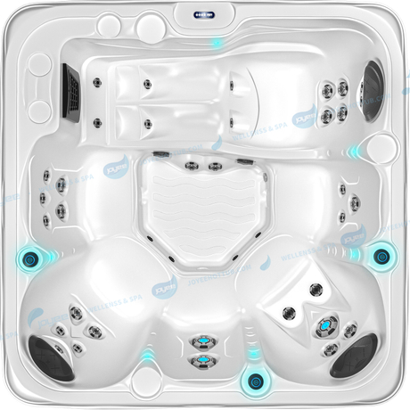 Outdoor Hot Tub Family Spa | Hot Tub Massage Whirlpool For Garden - JOYEE