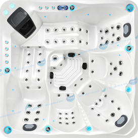 5 Persons LED Jets Garden Whirlpool Outdoor Hottub | Spa Tub - JOYEE