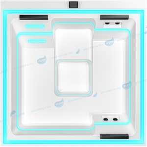Gelcoat Hot Tube Outdoor With Jacuzzier | Hot Tube Spa - JOYEE