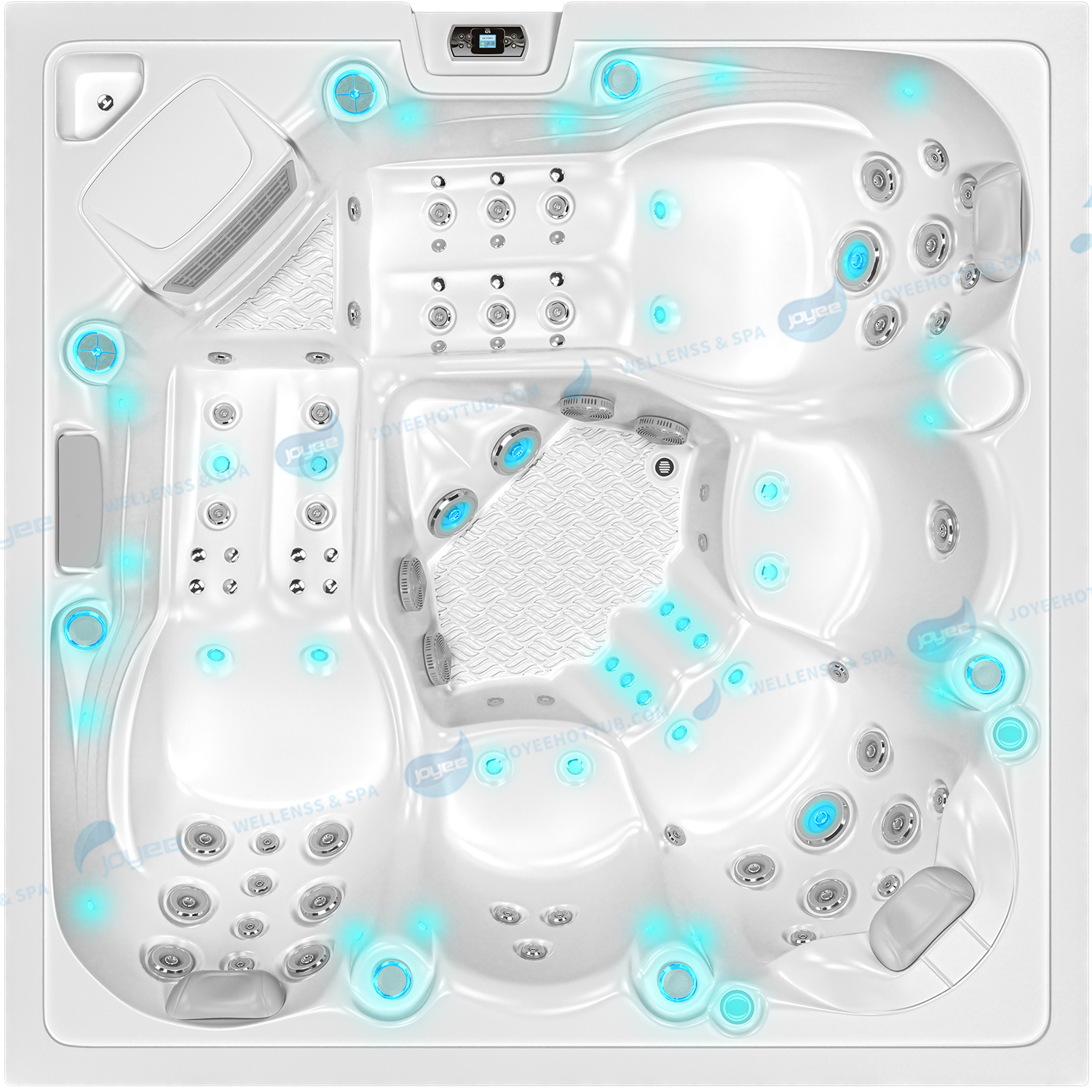 Balboa Garden Luxury Hot Tub | Spa Bath Whirlpool Outdoor Spa Hot Tube - JOYEE