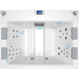 Outdoor 4 Persons Hottub | Whirlpool Massage Hot Tub Balboa Spa - JOYEE