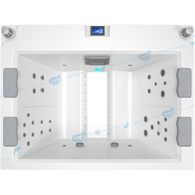 Outdoor 4 Persons Hottub | Whirlpool Massage Hot Tub Balboa Spa - JOYEE