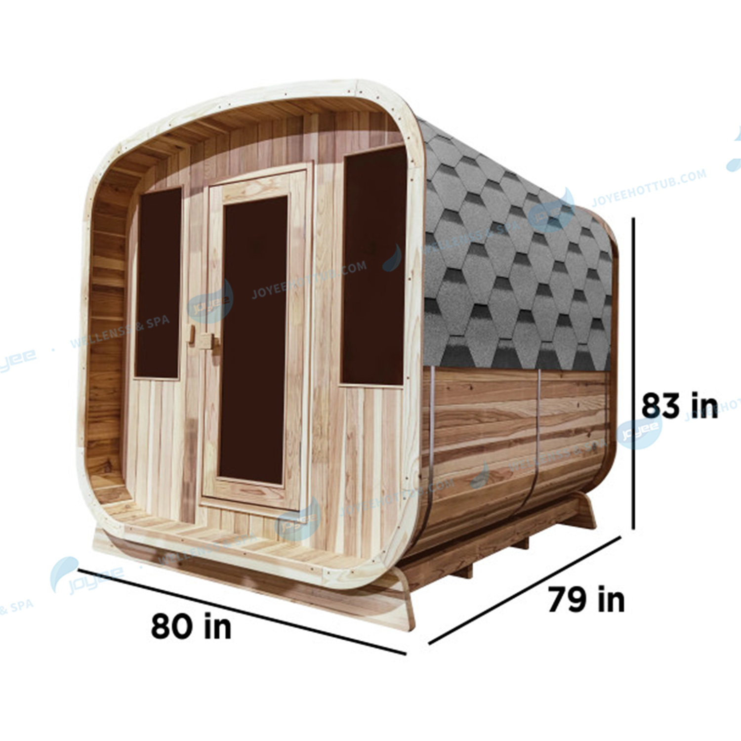 Chinese Wood Outdoor Sauna Spa | Indoor Tub Massage Rooms Tent - JOYEE