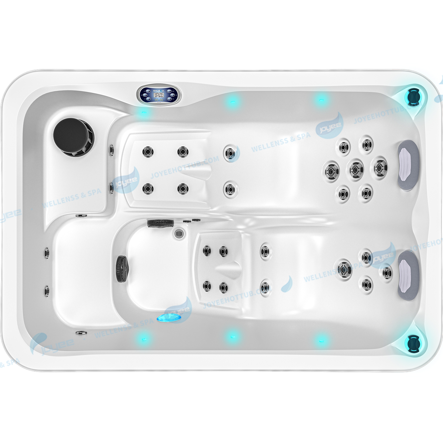  Whirlpool Spa Massage Hot Tube | Energy-efficient Hot Tub Outdoor Jacuzzy - JOYEE