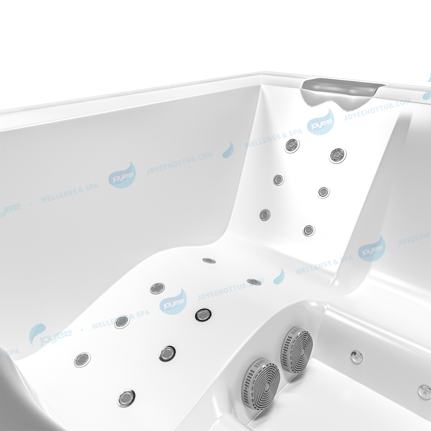 hottub with lounger