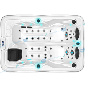  Luxury Acrylic Sexy Massage Whirlpool | Outdoor Spa 2 Person Hot Tub - JOYEE