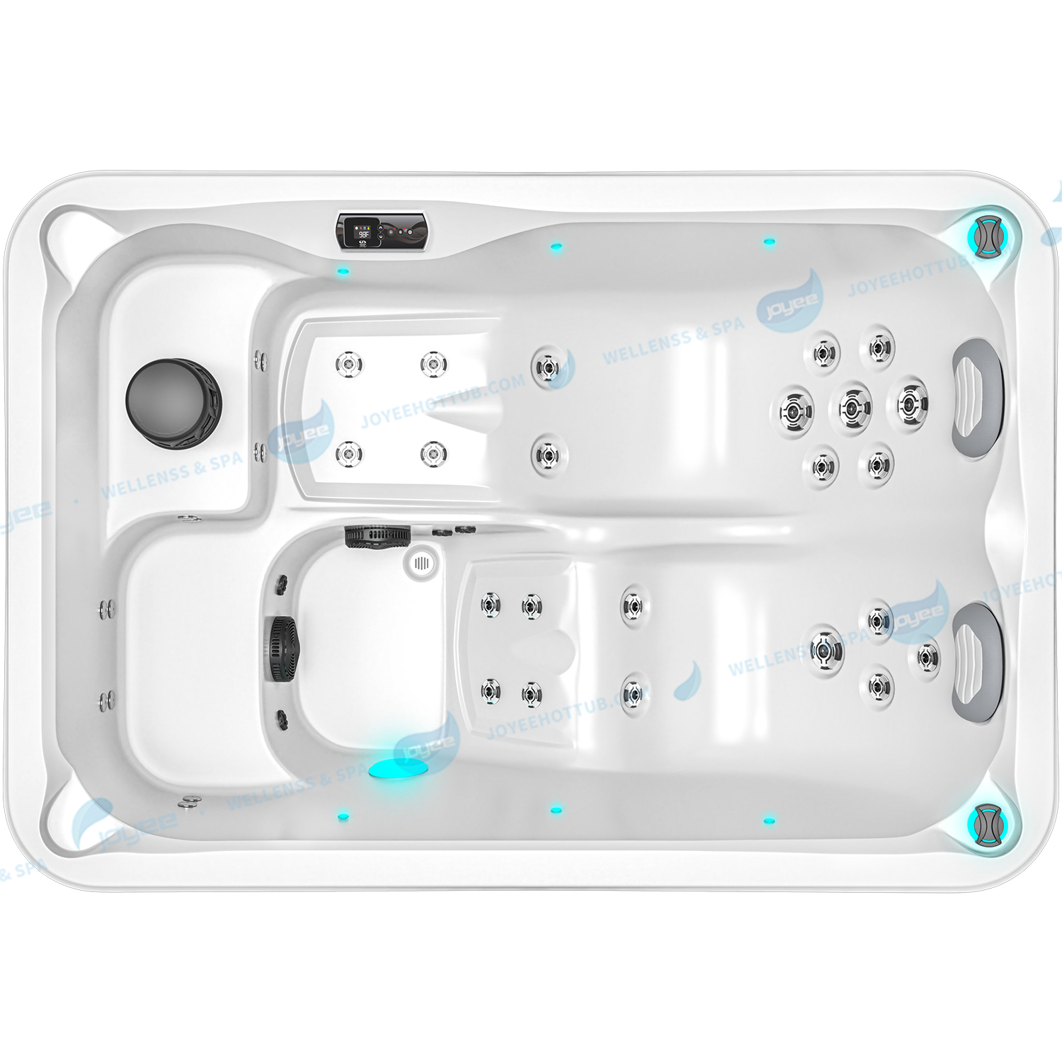  Whirlpool Spa Massage Hot Tube | Energy-efficient Hot Tub Outdoor Jacuzzy - JOYEE