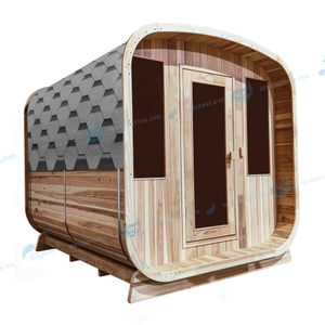 Chinese Wood Outdoor Sauna Spa | Indoor Tub Massage Rooms Tent - JOYEE