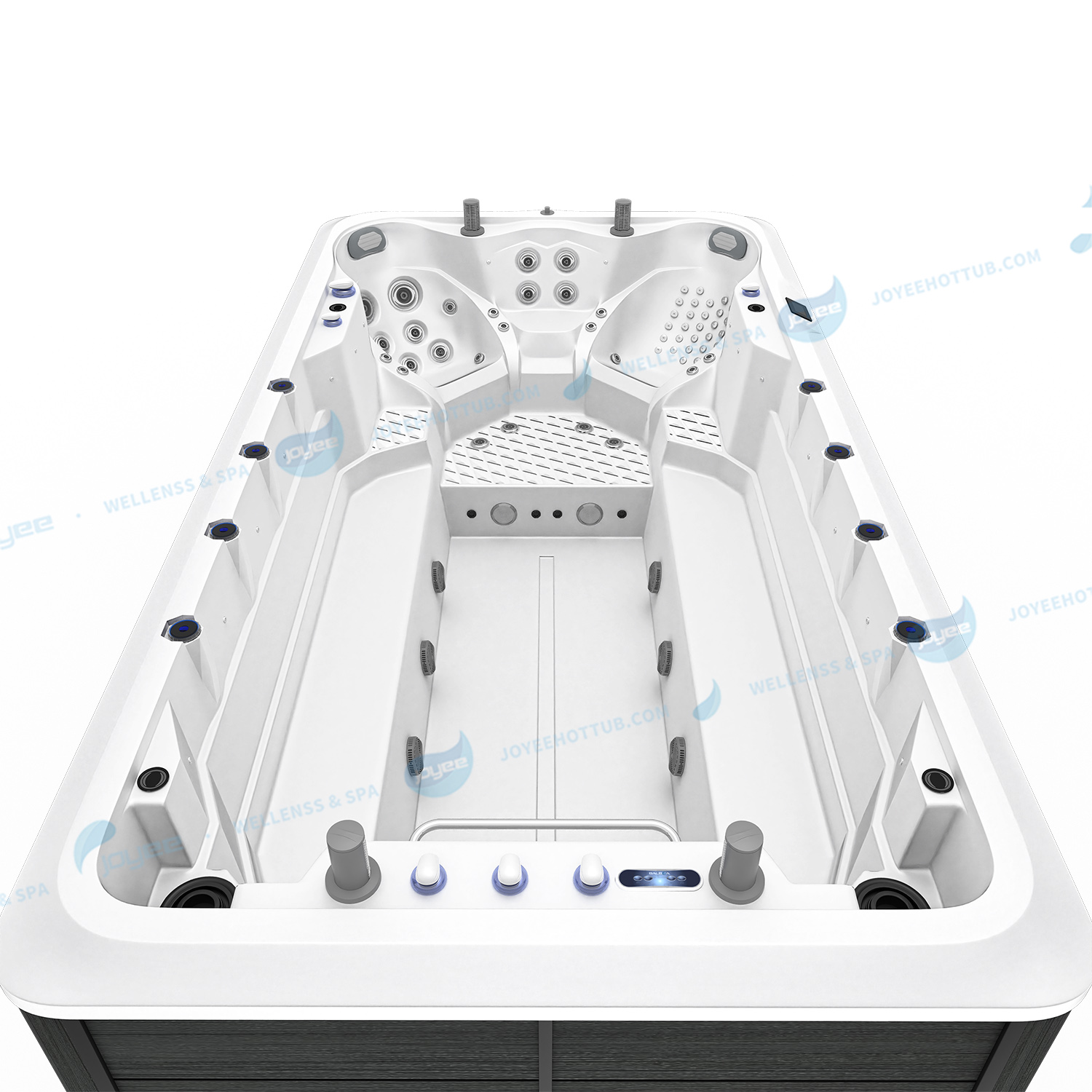 swim spa with 3 seat
